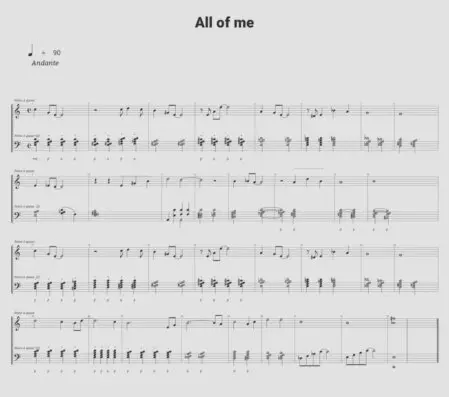 all of me piano 
